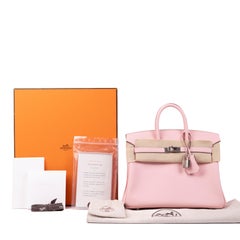 Hermès Birkin 25 Rose Sakura Swift PHW