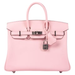 Hermès Birkin 25 Rose Sakura Swift PHW