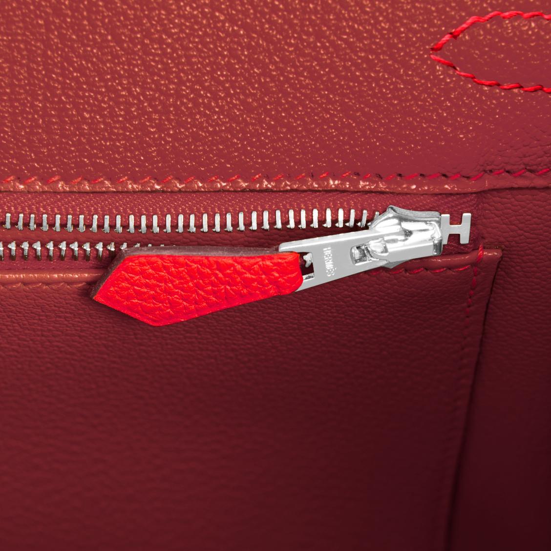 Hermes Birkin 25 Rouge Casaque Verso Tasche Rot RARE Limited Edition Y Stempel:: 2020 im Zustand „Neu“ in New York, NY
