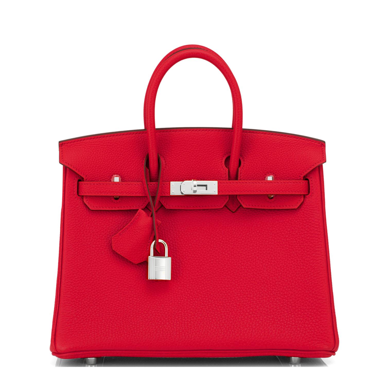 Hermes Birkin 25 Rouge Casaque Verso Tasche Rot RARE Limited Edition Y Stempel:: 2020 1