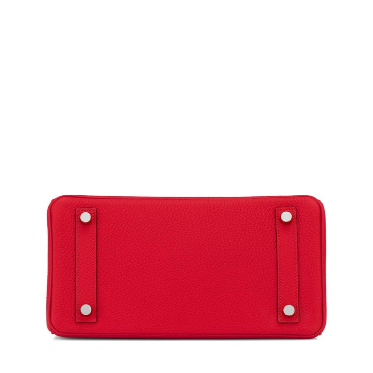 Hermes Birkin 25 Rouge Casaque Verso Bag Red RARE Limited Edition Y ...