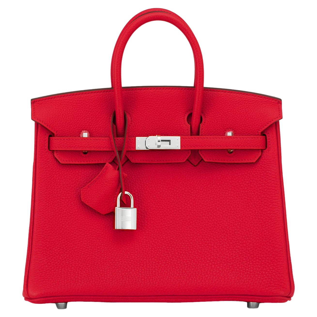 Hermes Birkin 25 Rouge Casaque Verso Tasche Rot RARE Limited Edition Y Stempel:: 2020
