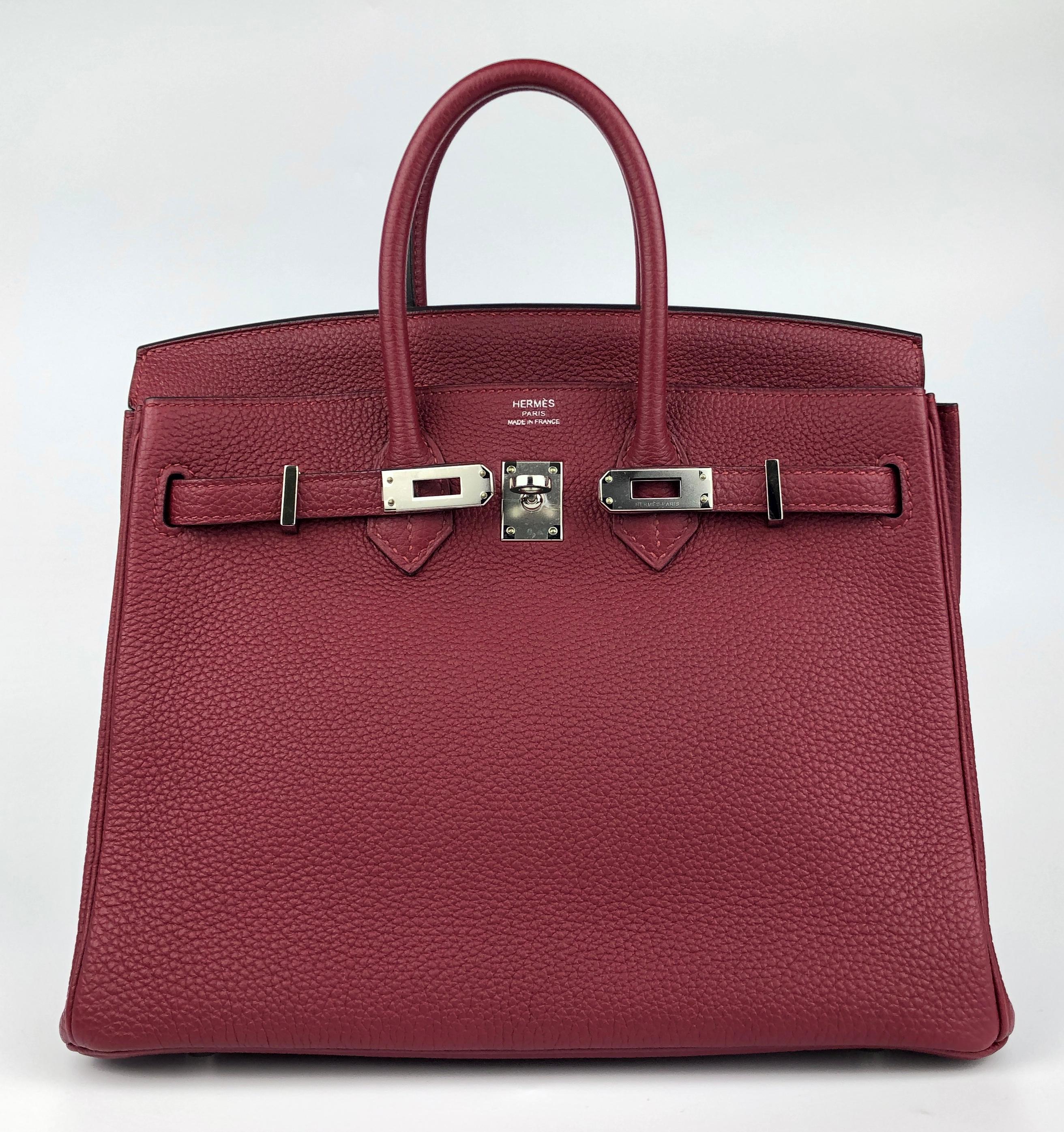 hermes rouge grenat