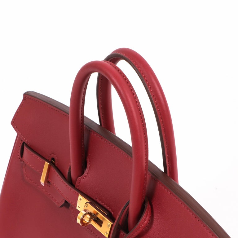 Hermès Rouge Vif Veau Jonathan Birkin 25