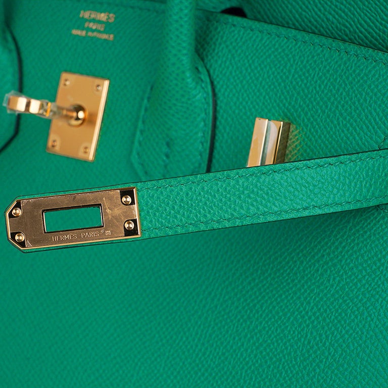 Hermès 2022 Epsom Birkin Sellier 25 - Green Handle Bags, Handbags -  HER564417