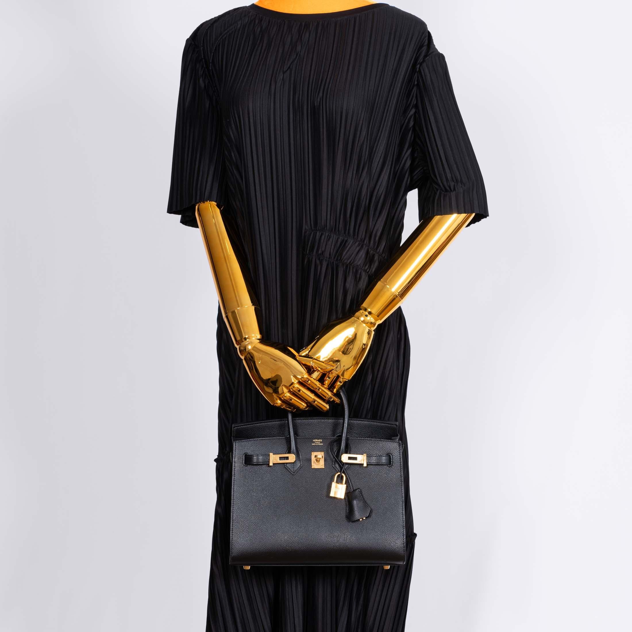 Sellier Birkins are the perfect answer for the Hermes collector who likes both the iconic design of the Birkin and the elegant nature of the Sellier Kelly. One of Hermes’ more recent designs, Sellier Birkins are relatively scarce, and this 25cm