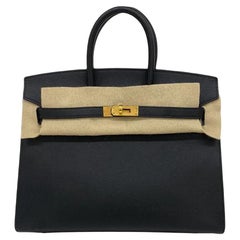 Hermes Birkin 25 Sellier Black GHW