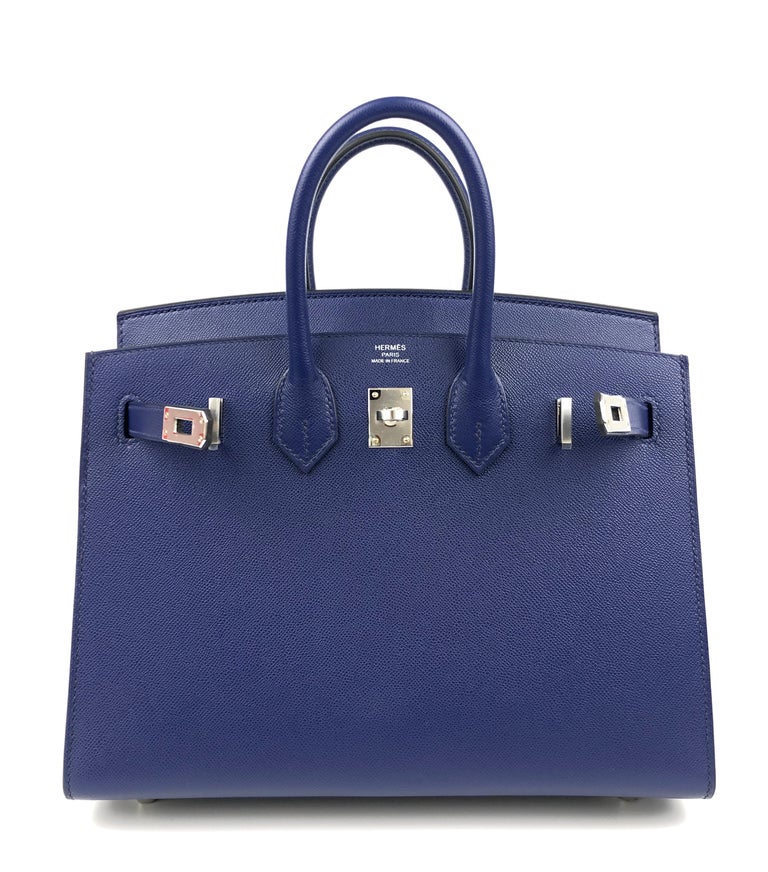 Hermès Blue France Madame Sellier Birkin 25 Palladium Hardware, 2021  Available For Immediate Sale At Sotheby's