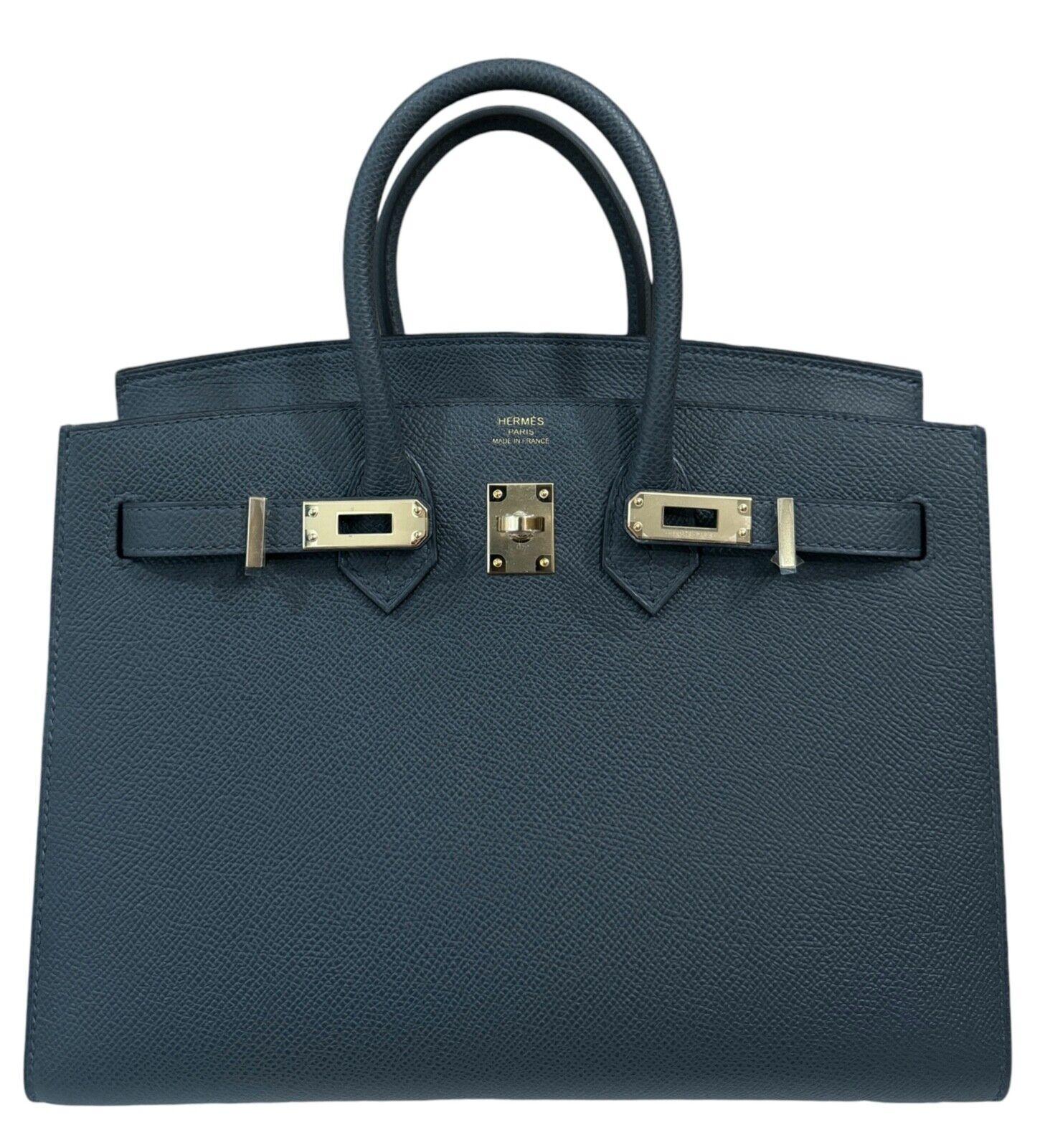 Hermes Birkin 25 Sellier Gris Misty Gray Epsom Leather Permabrass Hardware 2024 Neuf à Miami, FL