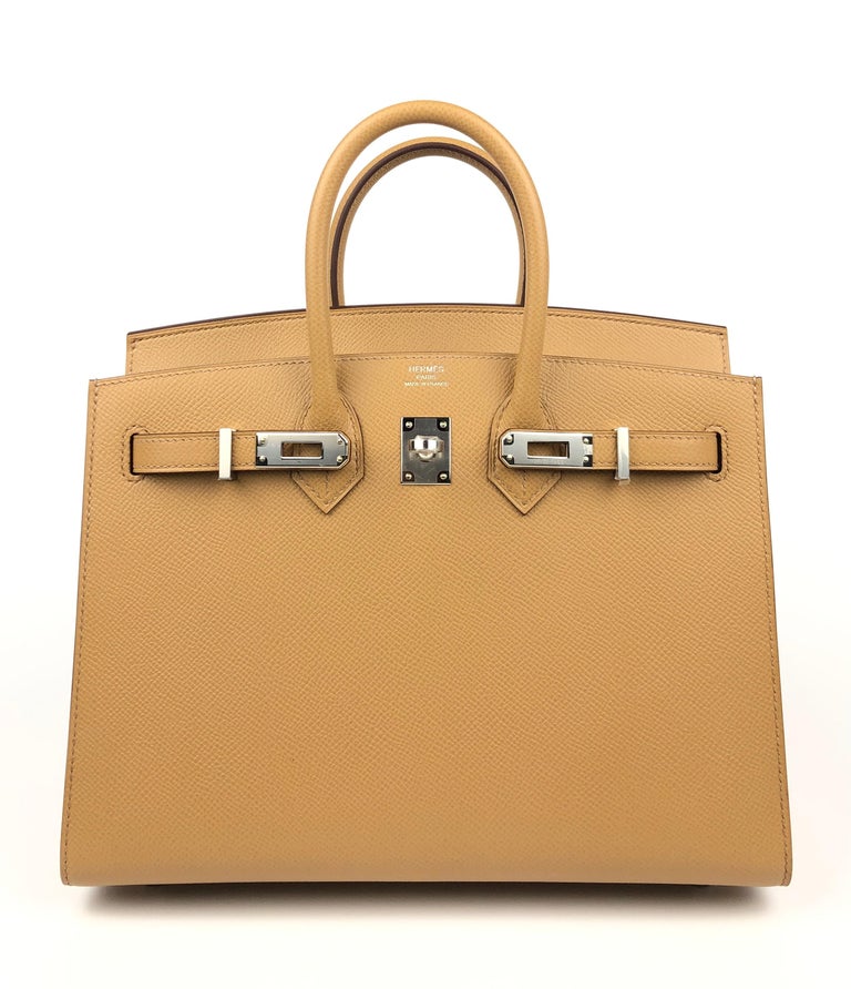 Hermès Birkin 25 Leather Handbag (pre-owned) in Natural