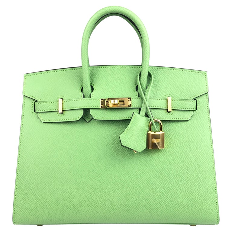 Hermès Vert Fonce Box Calf Birkin Sellier 25 Palladium Hardware, 2022  Available For Immediate Sale At Sotheby's