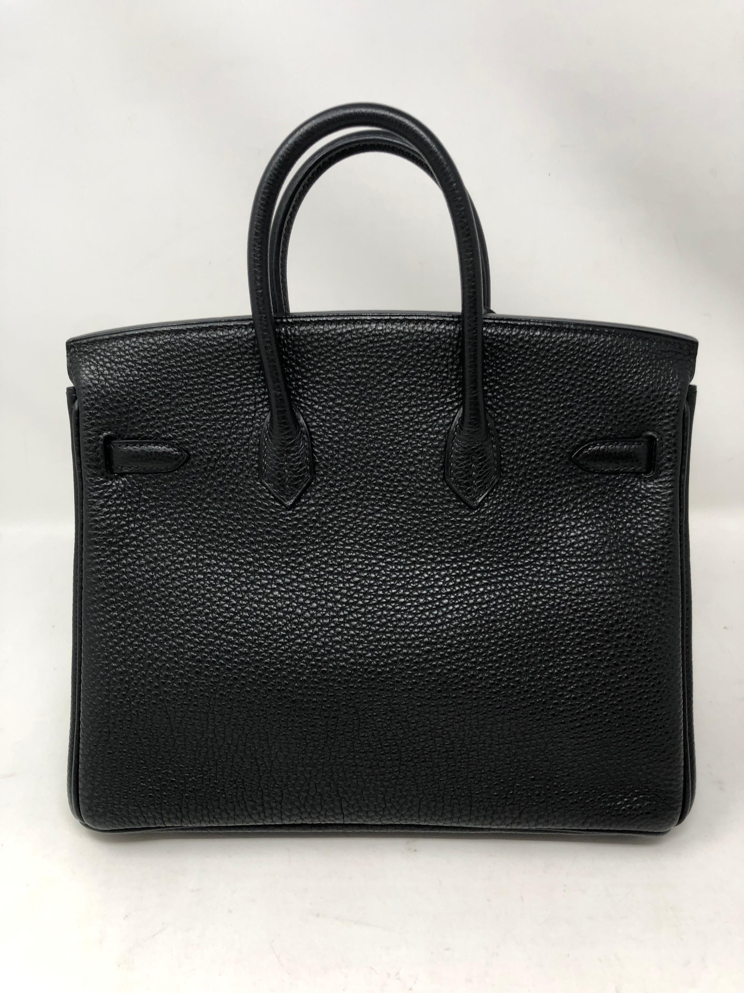 Hermes Birkin 25 Togo Black 1