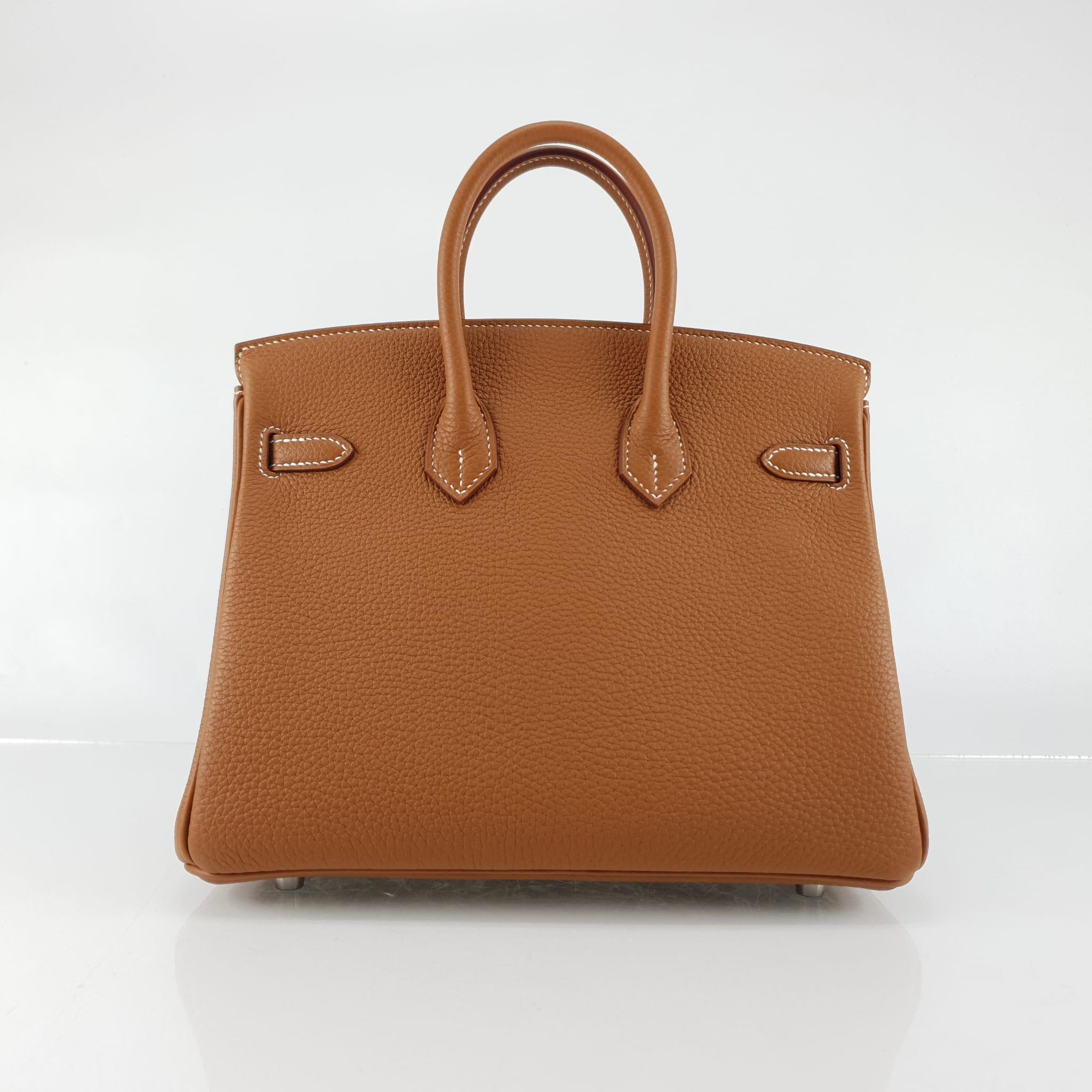 Hermes Birkin 25 Togo Gold Phw B In New Condition For Sale In Nicosia, CY