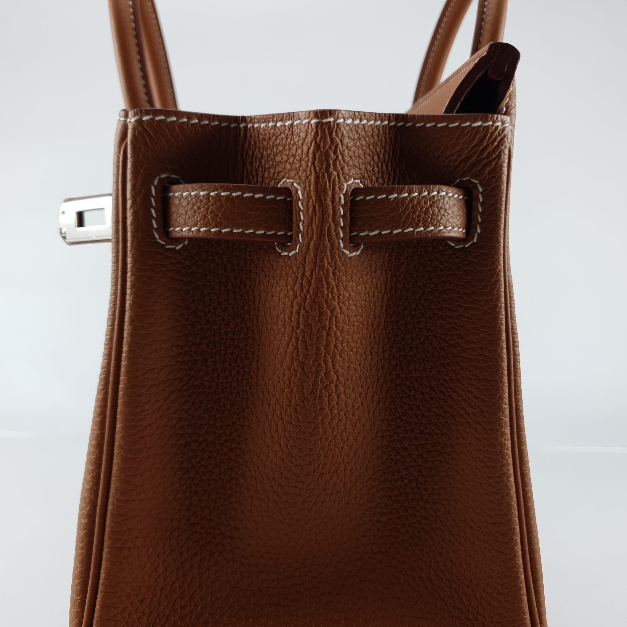 Hermes Birkin 25 Togo Gold Phw B For Sale 2