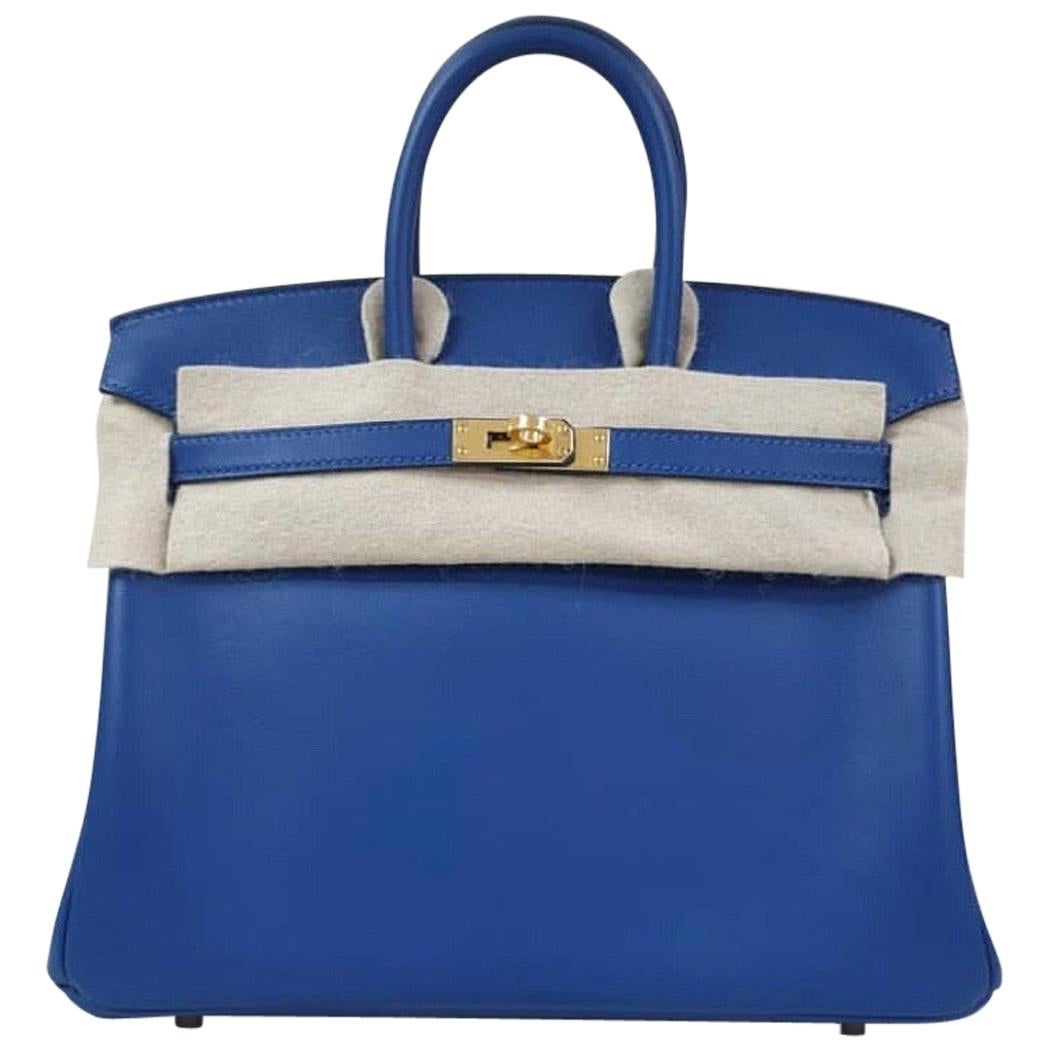 hermes blue bag