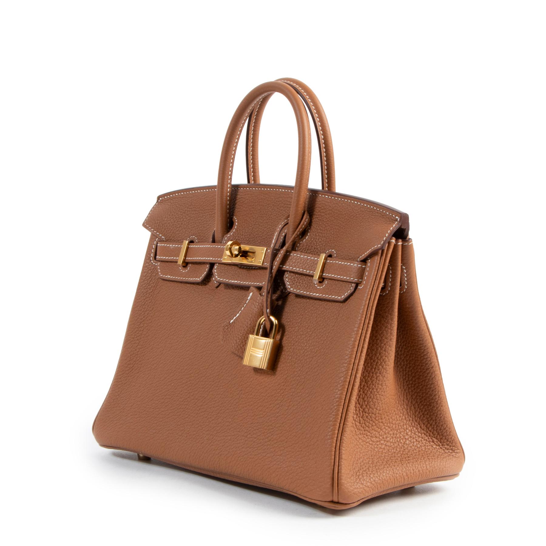 hermes birkin 25 gold togo price