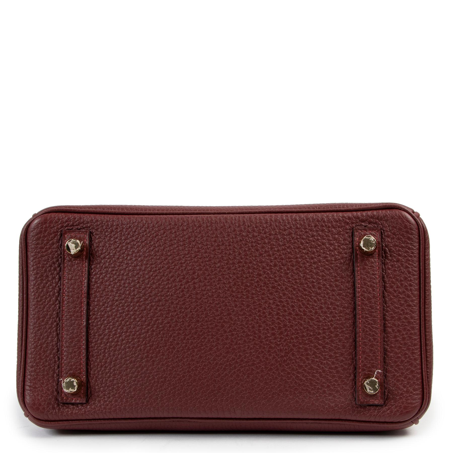 Hermès Birkin 25 Veau Togo Rouge H GHW 2