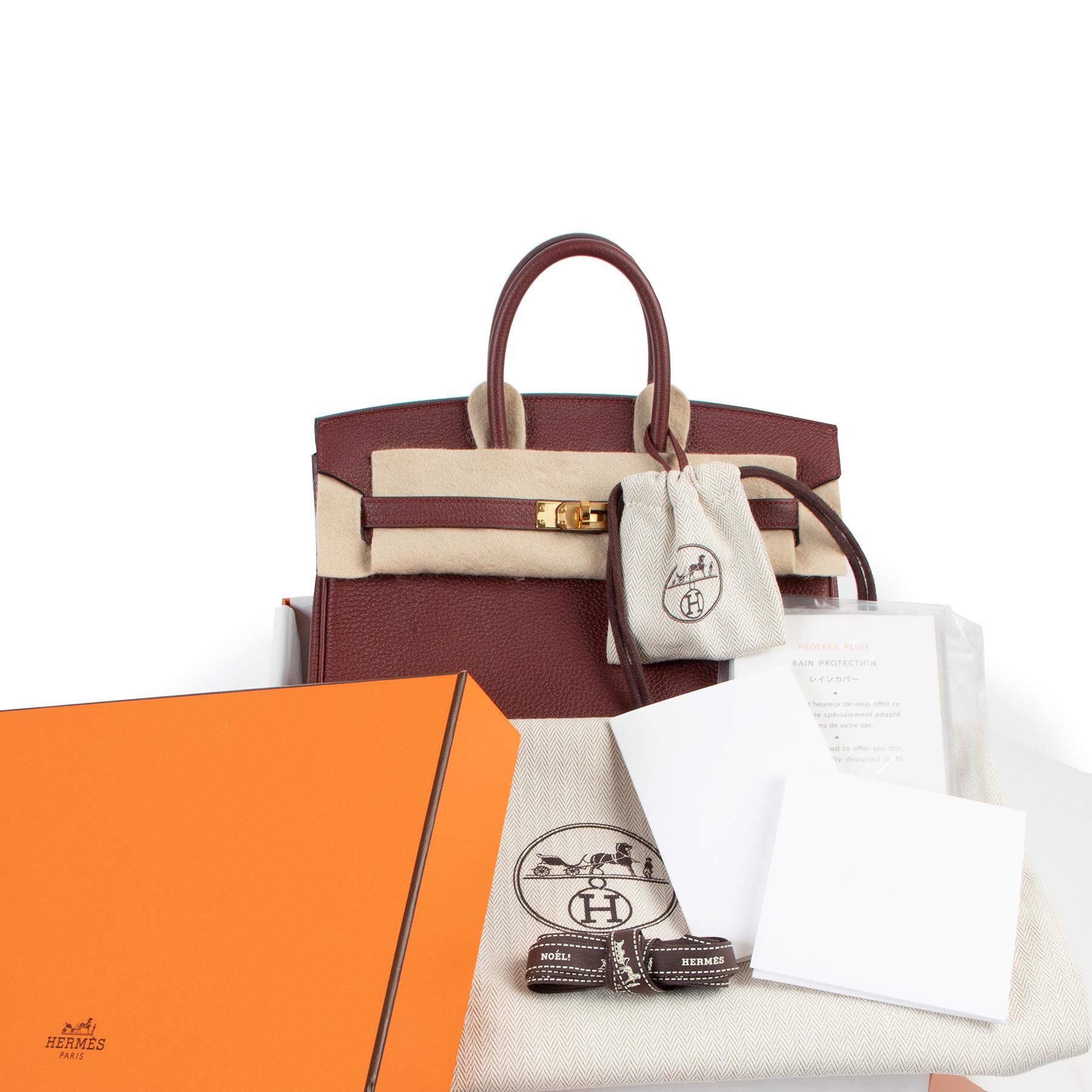 Hermès Birkin 25 Veau Togo Rouge H GHW 3