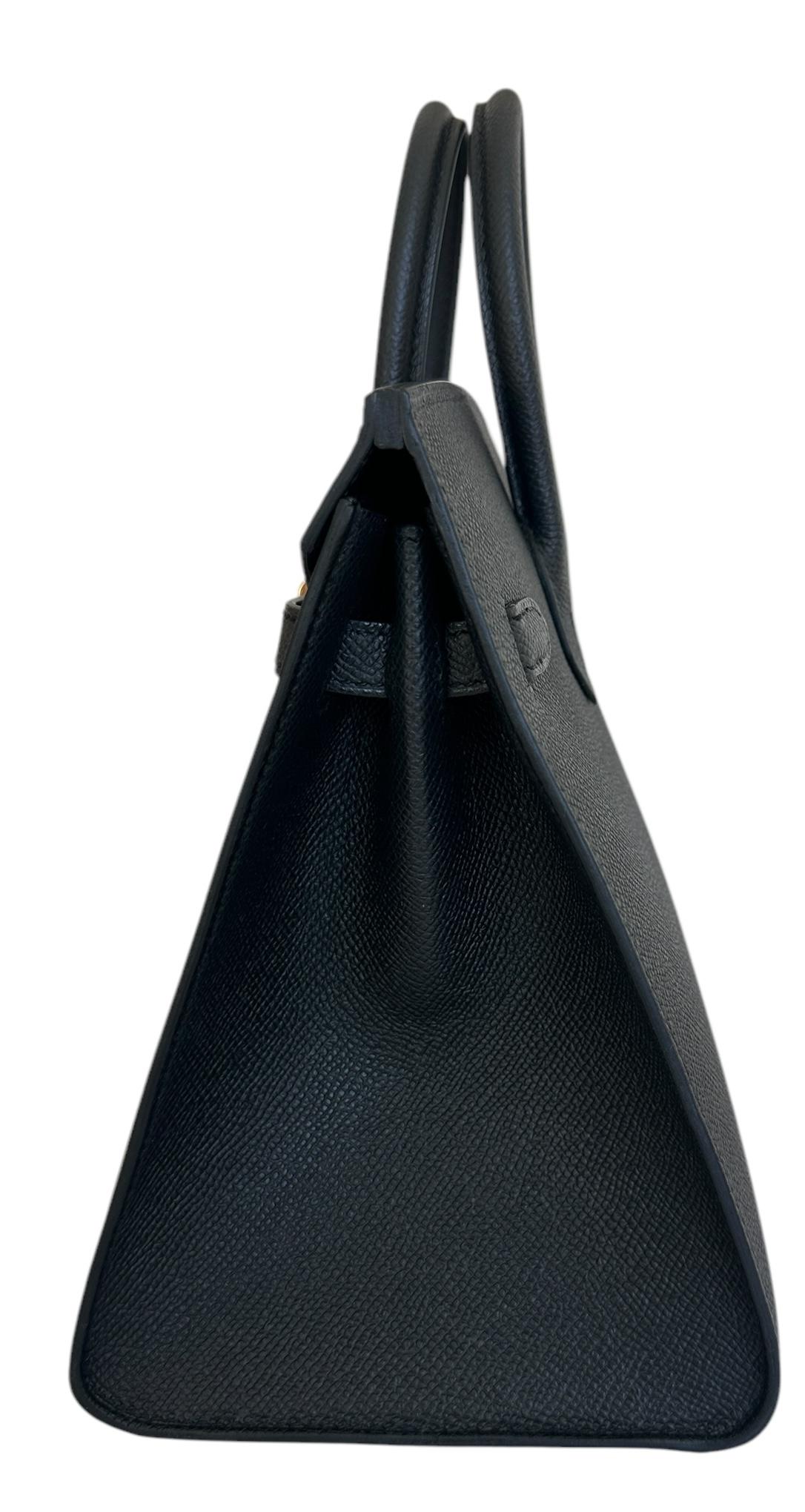 Hermes Birkin 25cm Tasche Sellier Schwarz  Electrum Hardware Gold und Palladium im Zustand „Neu“ in West Chester, PA
