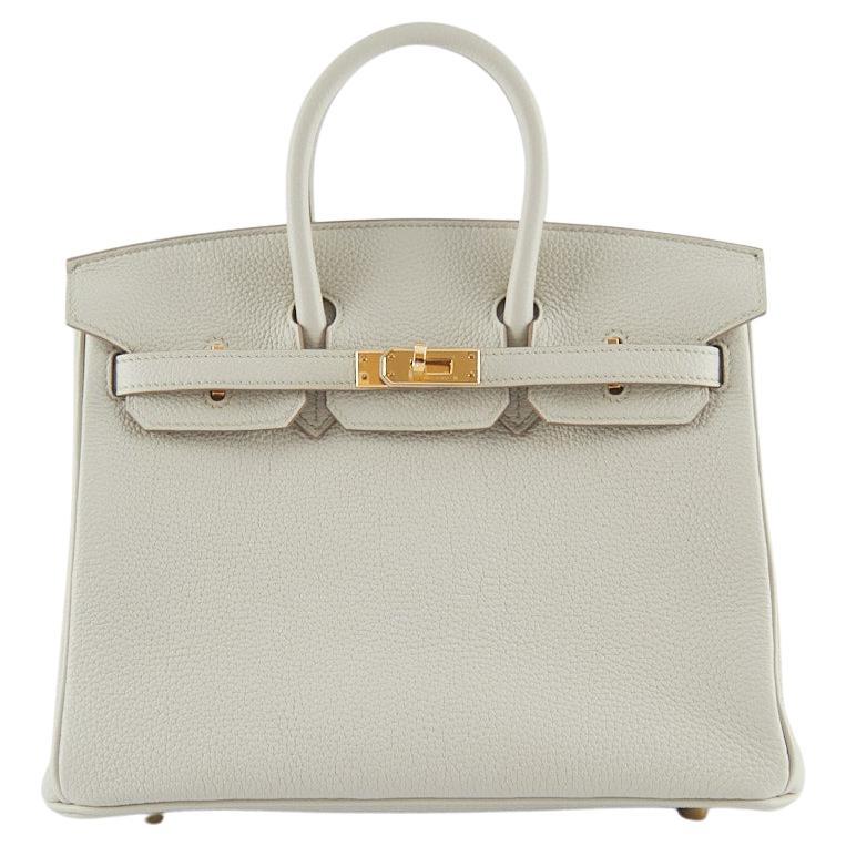 Hermes 35cm Ostrich Birkin Bag Gris Tourterelle Dove Gray JaneFinds at ...