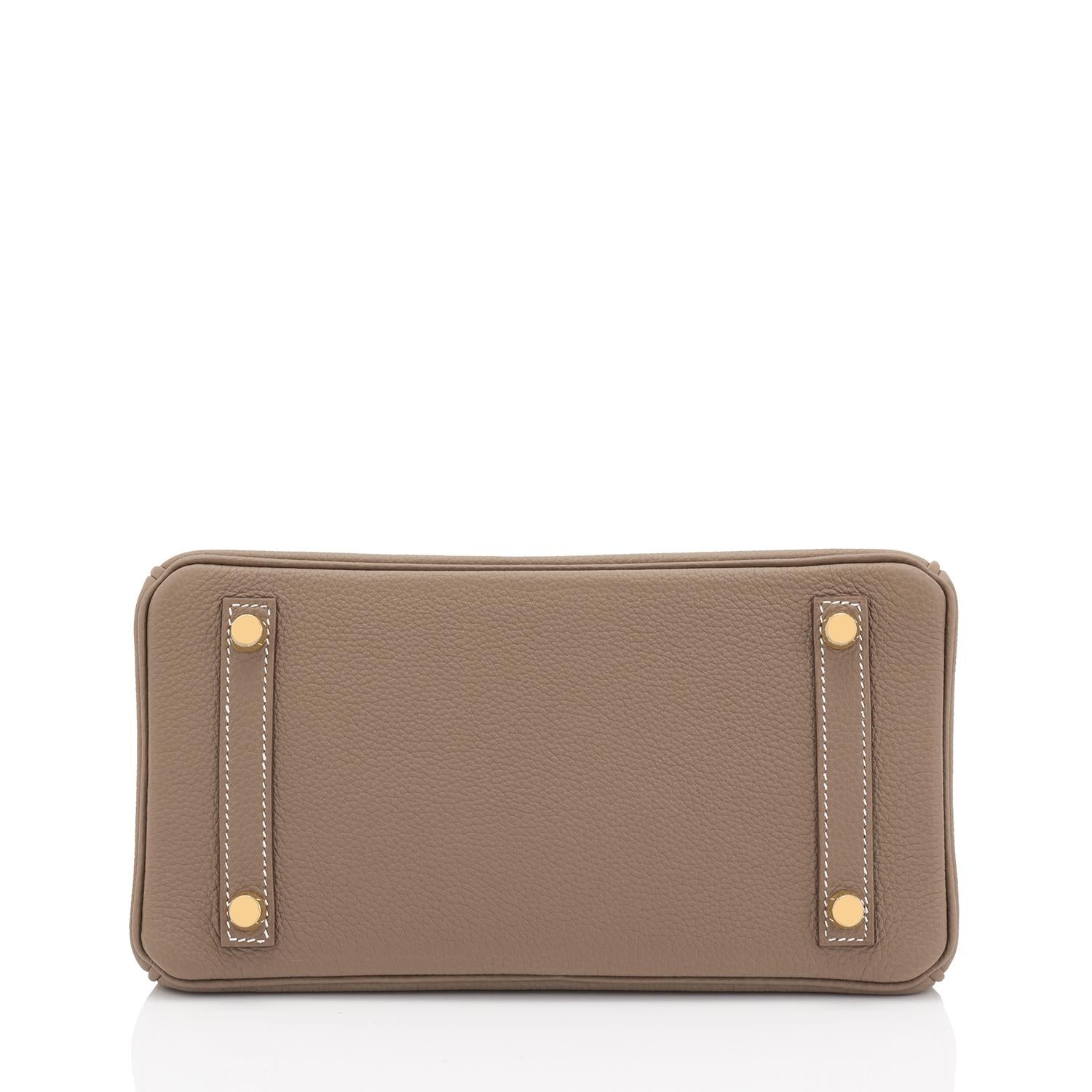 Hermes Birkin 25cm Etoupe Taupe Togo Gold Hardware Bag Y Stamp:: 2020 2