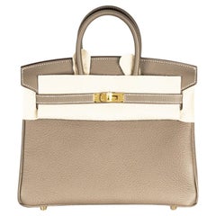 Hermès Birkin 25cm Etoupe Togo GHW