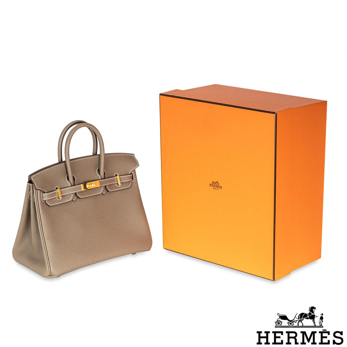 Hermès Birkin 25cm Etoupe Togo GHW 4