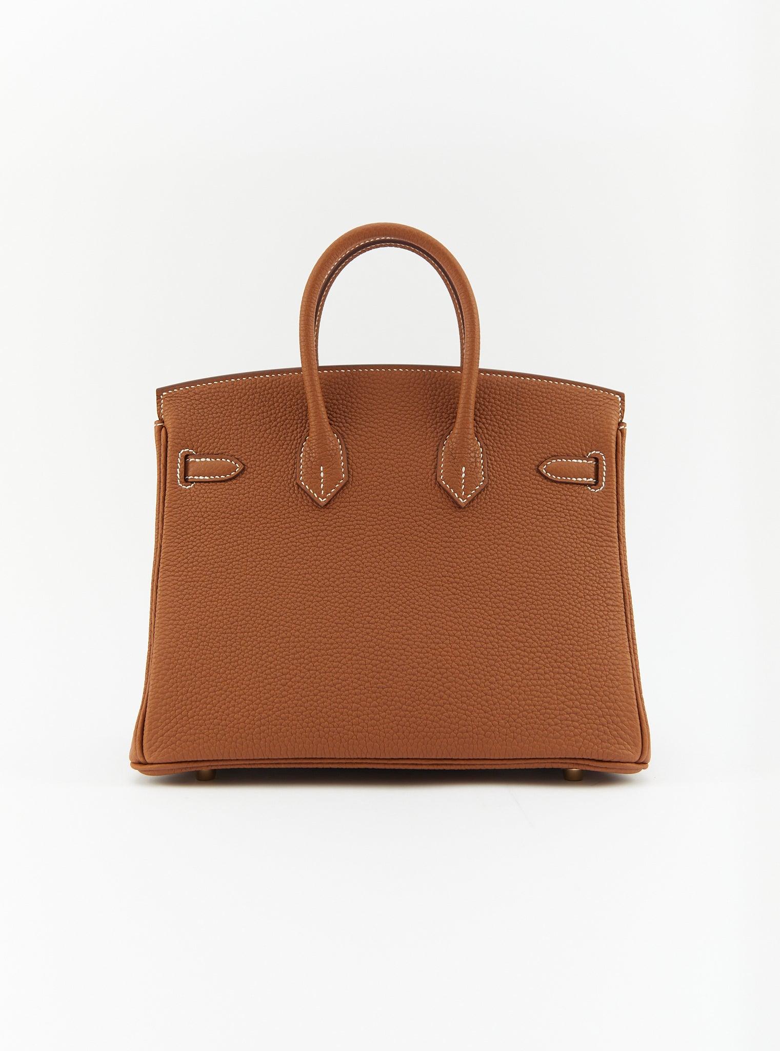 Women's or Men's HERMÈS BIRKIN 25CM GOLD Togo Leather with Gold Hardware