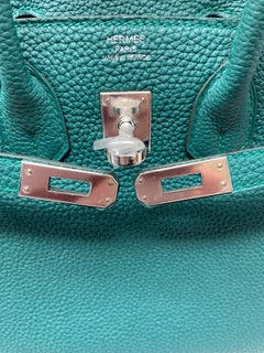 Hermes Birkin 25cm Malachite Green
