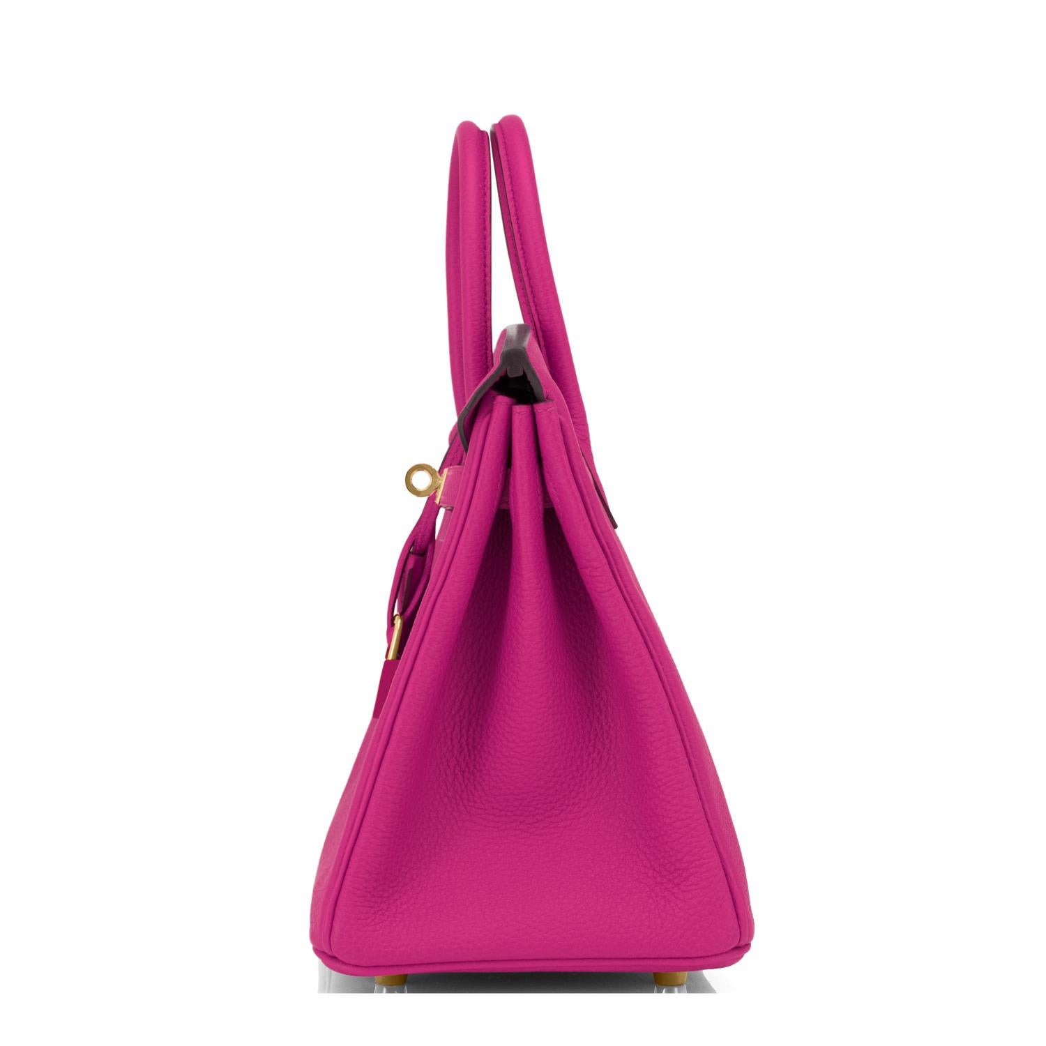 Hermès Birkin 25cm Rose Pourpre Togo Rosa Gold Hardware Y Stempel:: 2020 1