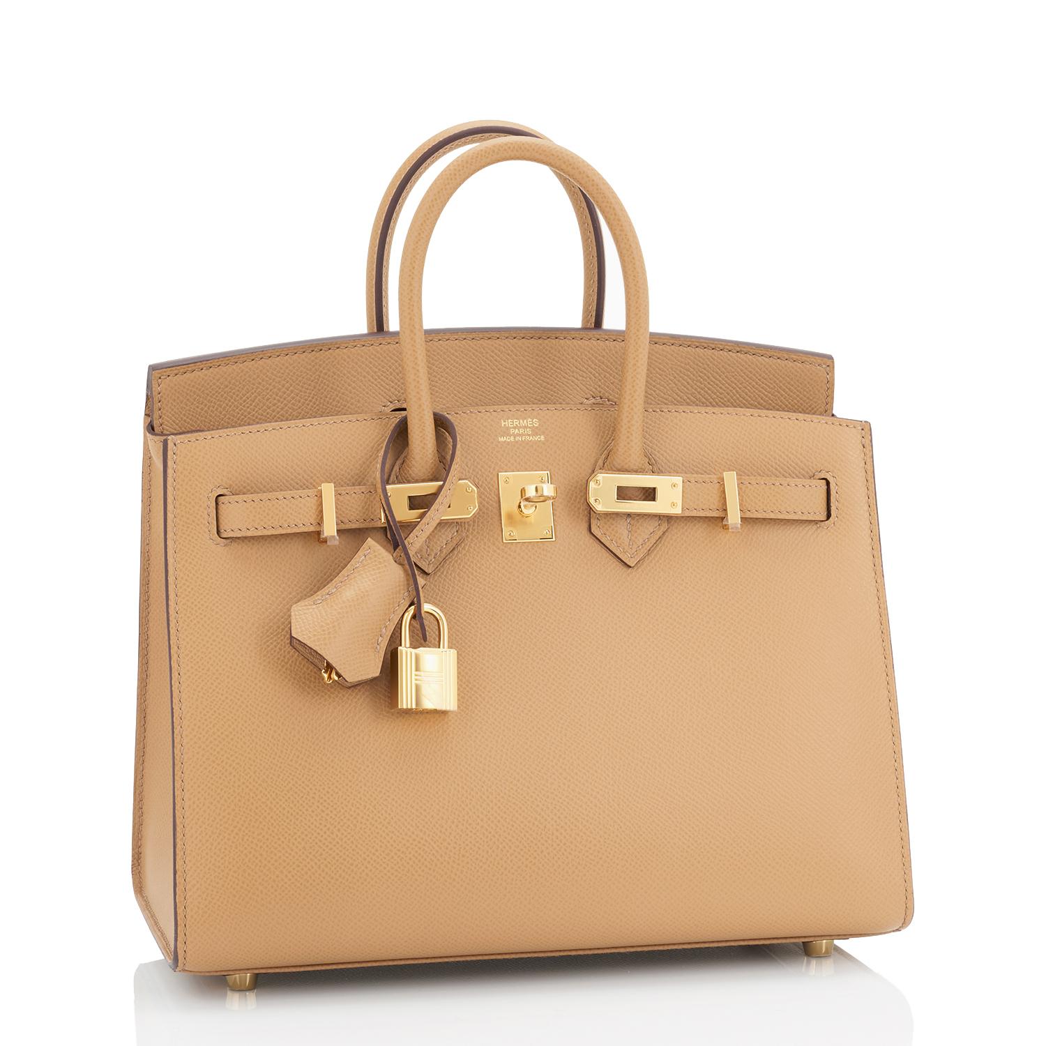 Hermes Kelly 28 Sellier Bag, Biscuit Epsom Leather