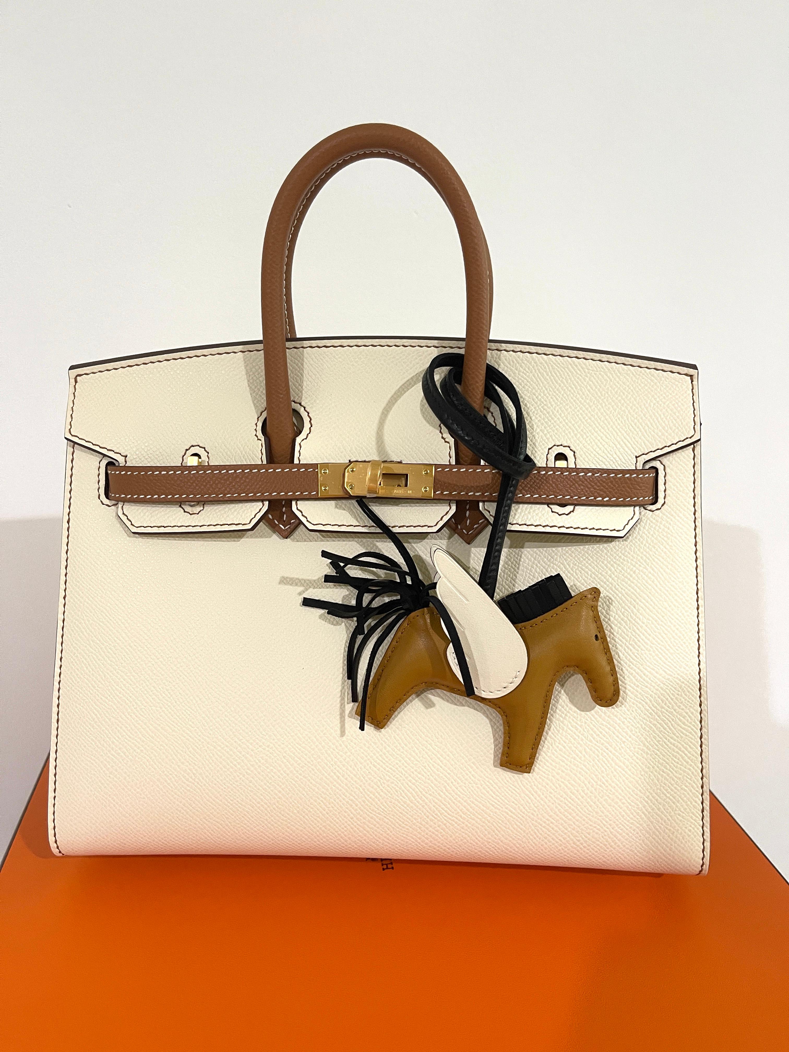 Hermes Sellier Birkin Special Order
Exquisite VIP order
Why wait a year or more when you can purchase this beauty now?
Nata and Gold Epsom with Brushed Gold Hardware
The best neutral combination around
Everyone loves these 2 colors
Contrast