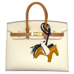 Hermes Birkin 25cm Sellier Nata Gold Epsom Gold gebürstet