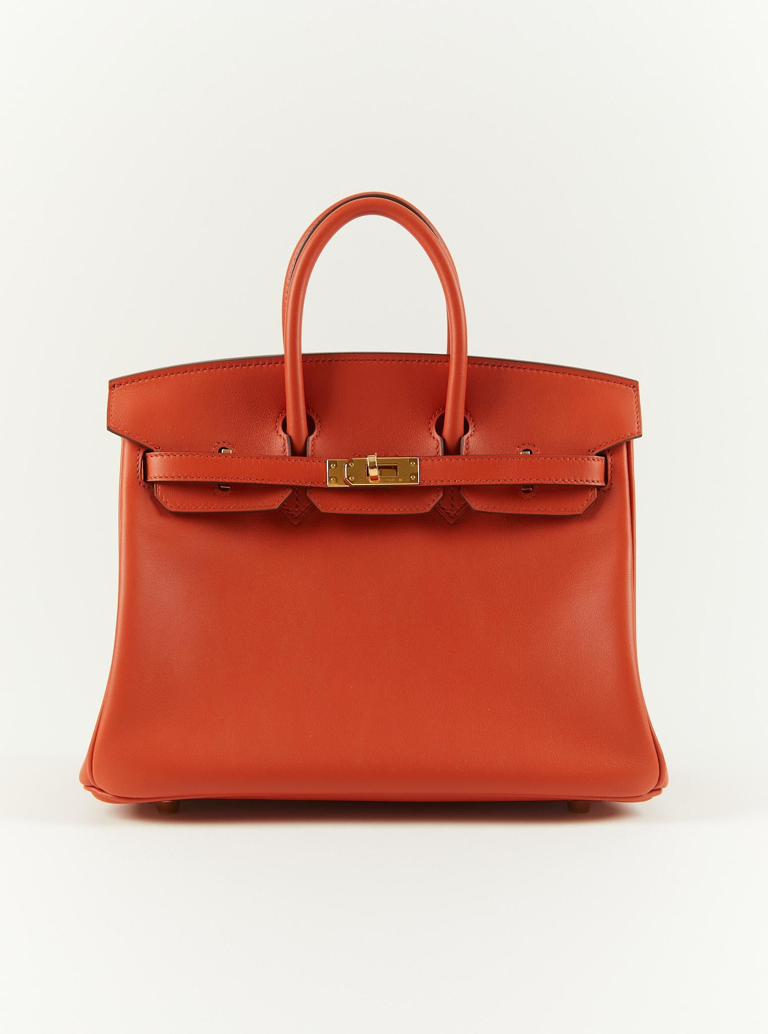 HERM S BIRKIN 25CM TERRE BATTUE Swift Leather With Gold Hardware For HERM S BIRKIN 25CM TERRE BATTUE Swift Leather With Gold Hardware For