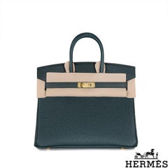 Hermès Birkin 25cm Vert Cypress Togo GHW