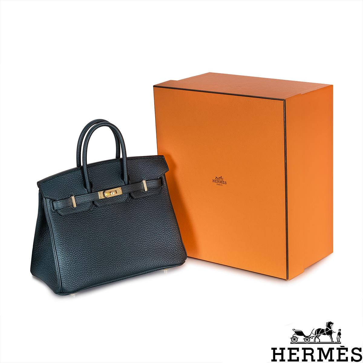 Herm�ès Birkin 25cm Vert Cypress Togo GHW 5