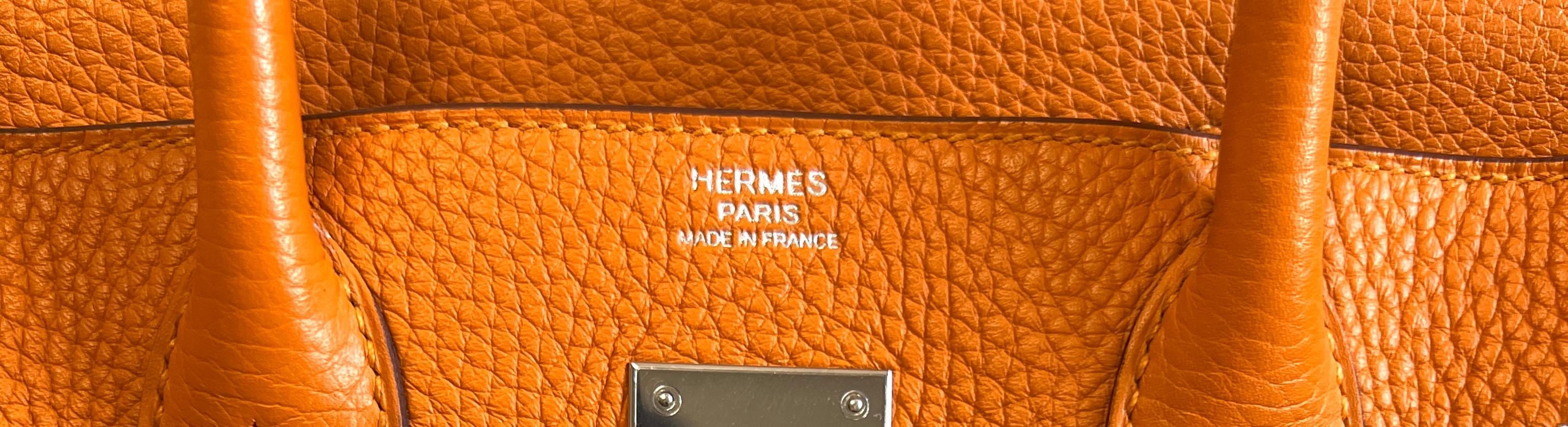 Hermes Birkin 30 Abricot Orange Apricot Leather Palladium Hardware 2018 1