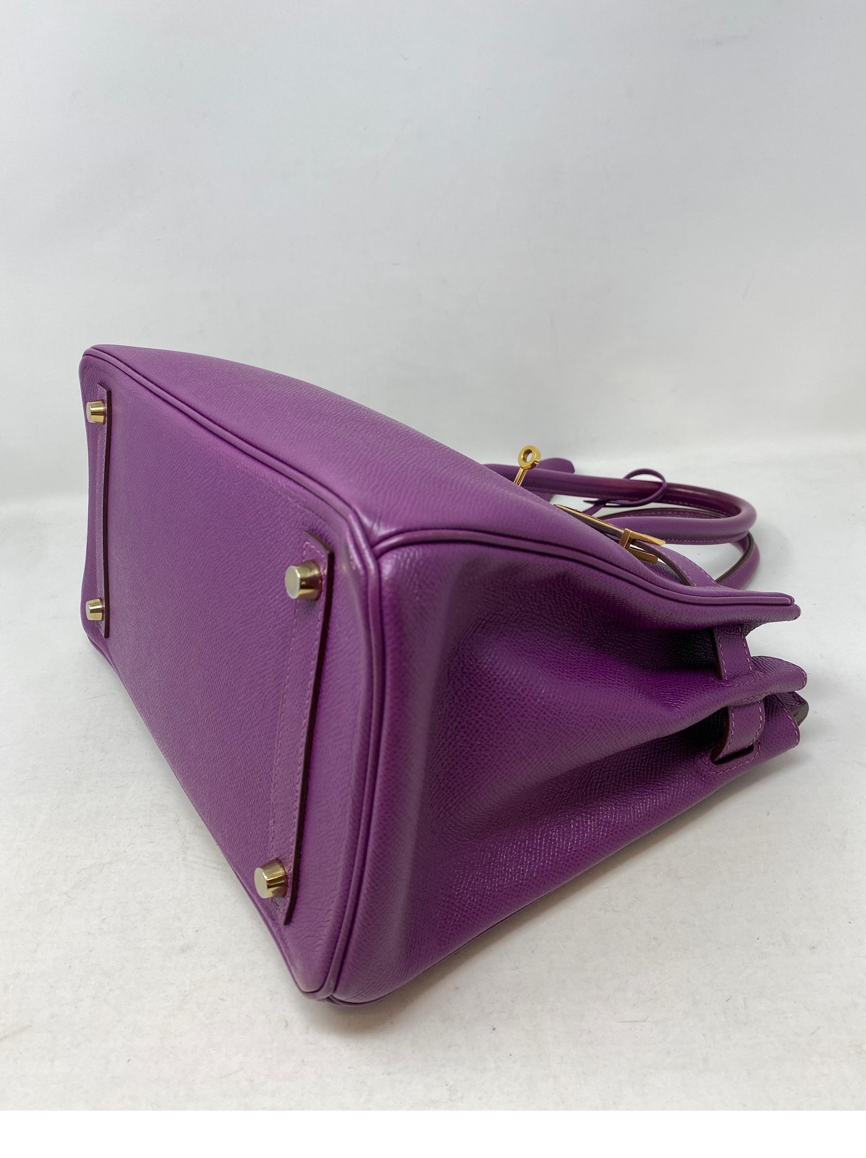 Women's or Men's Hermes Birkin 30 Anemone Bag