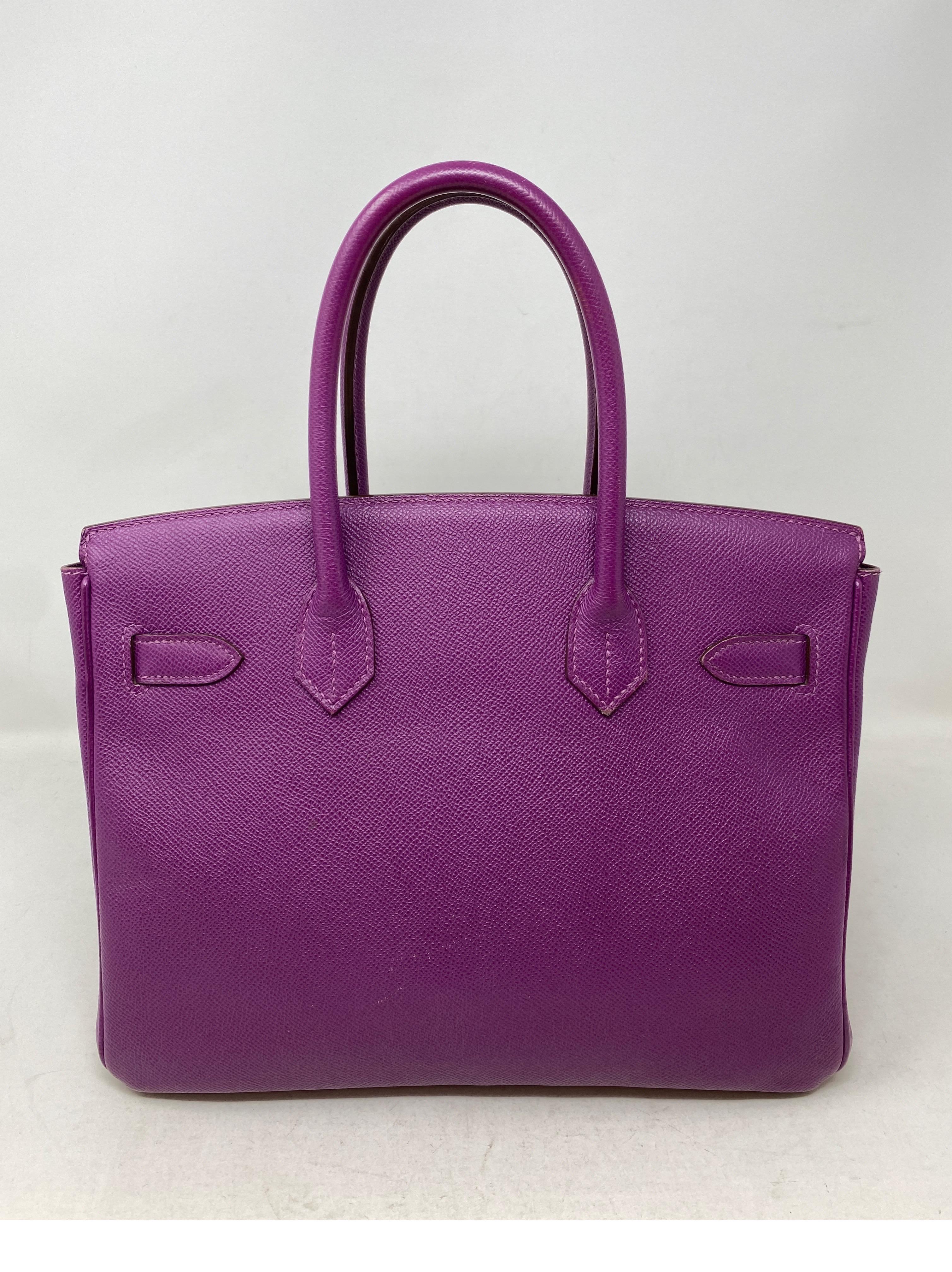 Hermes Birkin 30 Anemone Bag 1