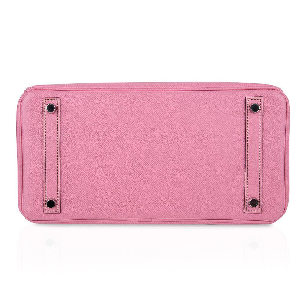 Hermes Birkin 30 Bag 5P Pink Epsom Palladium Hardware  3