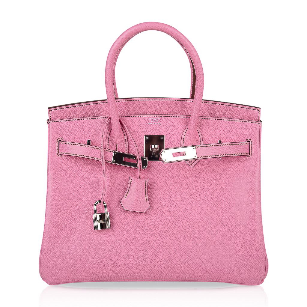 Hermes Birkin 30 Bag 5P Pink Epsom 