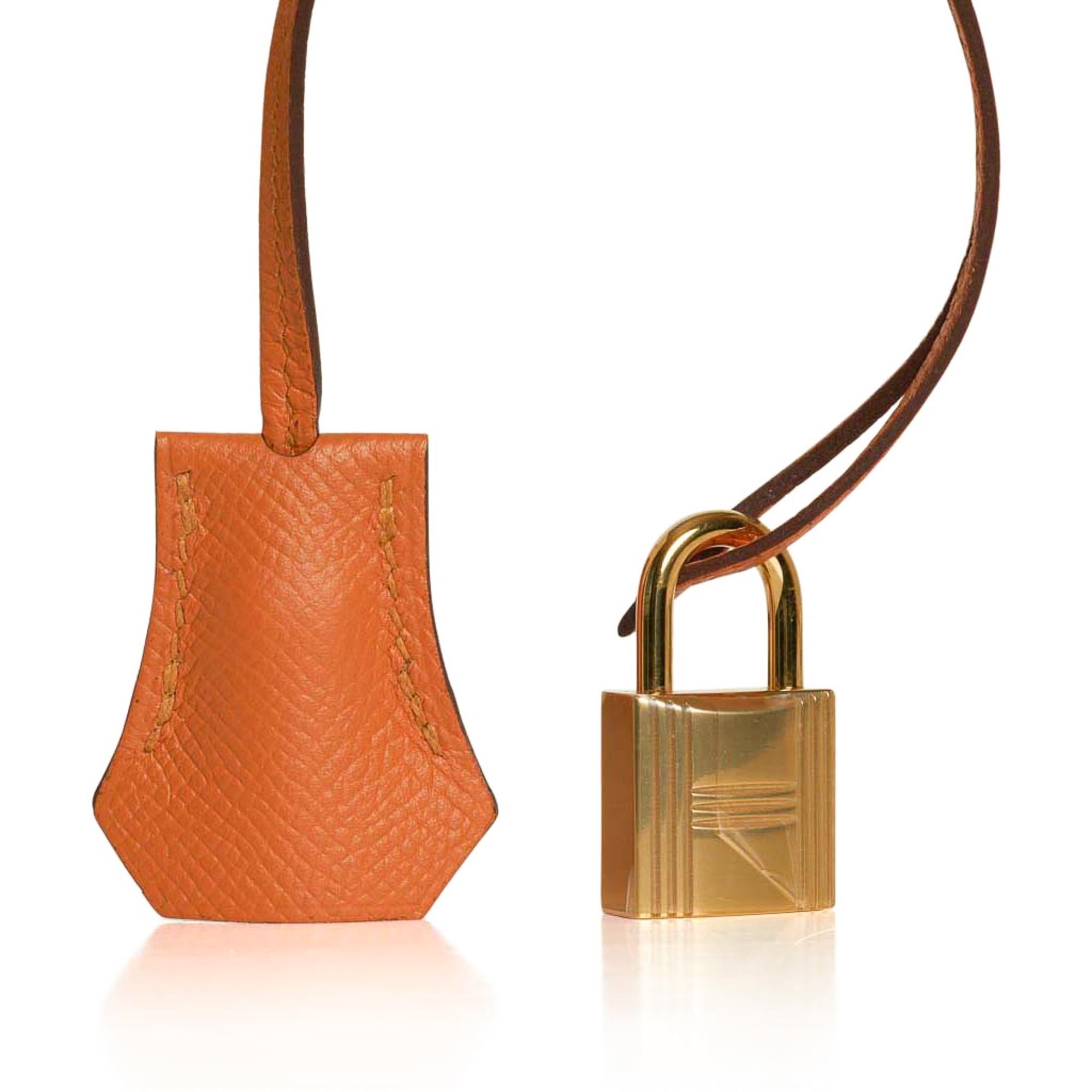 Guaranteed authentic Hermes Birkin 30 bag featured in rare Abricot - a warmed soft orange.
Epsom leather with rich gold hardware accentuates the beautiful colour of this Birkin bag. 
This beauty will take you year round. 
NEW or NEVER WORN.
Comes
