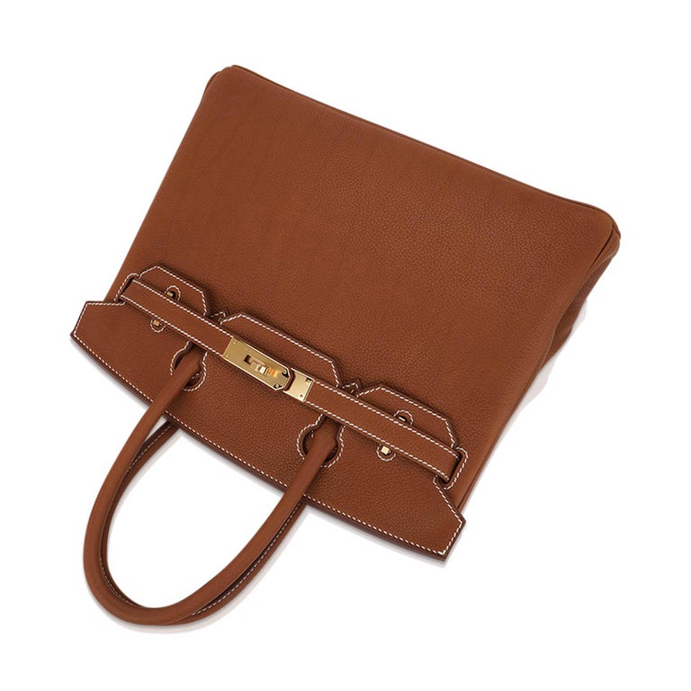 Hermès Barenia Faubourg Birkin 30 - Brown Handle Bags, Handbags