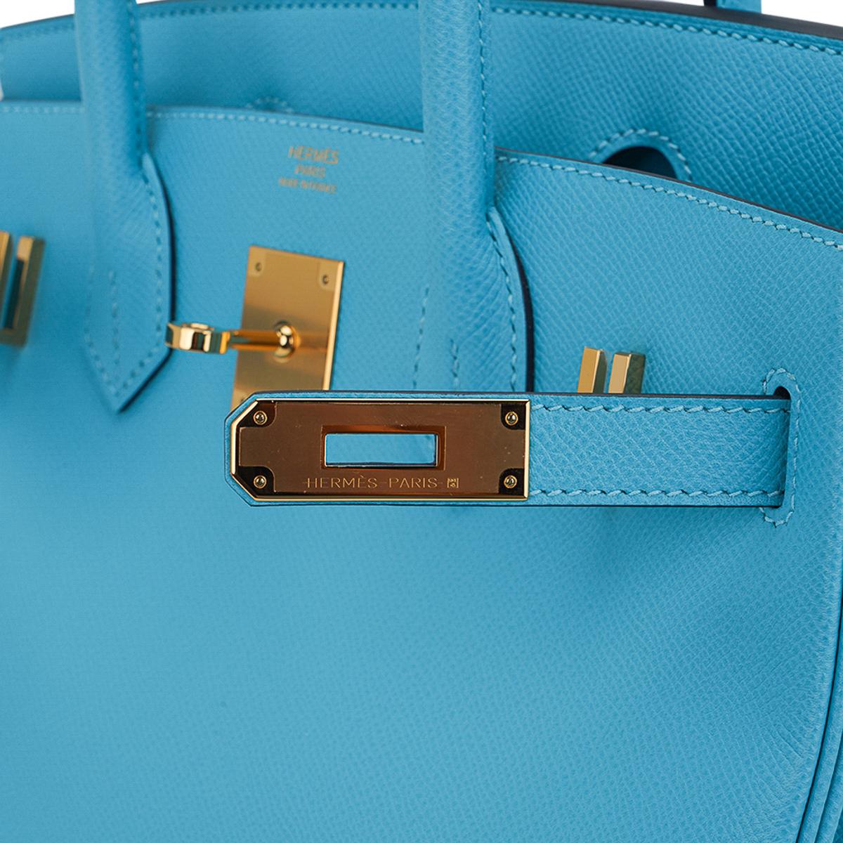 Hermes Birkin 30 Bag Blue du Nord Gold Hardware Epsom Leather 1