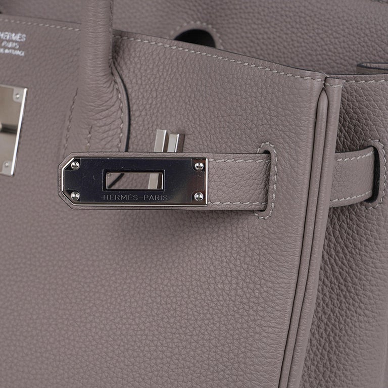 Hermès Birkin 30 Togo Gris Pale Palladium Hardware For Sale at 1stDibs