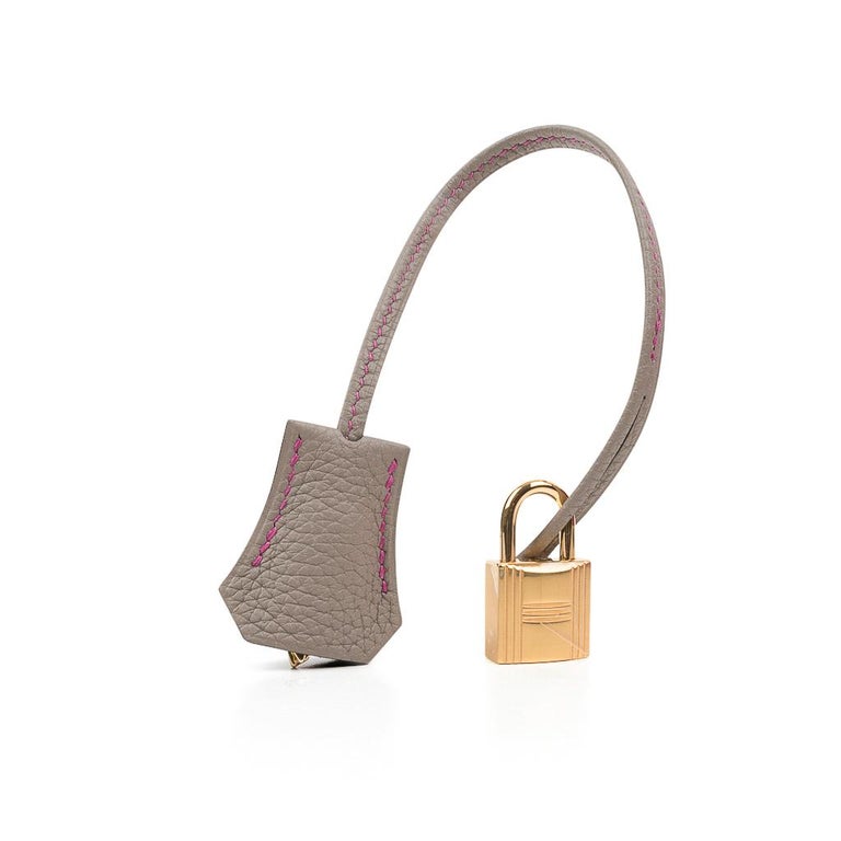 Hermes Birkin 30 Bag Gris Tourterelle Rose Gold Hardware Togo Leather •  MIGHTYCHIC • 