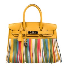 Hermes Birkin 30 Bag  HSS Soleil Multi Colour Fringe Limited Edition