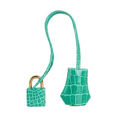 Hermes Birkin 30 Bag Jade Porosus Crocodile Gold Hardware New w/Box