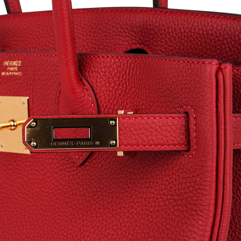 Hermès Vintage - Togo Birkin 30 - Red - Leather Handbag - Avvenice