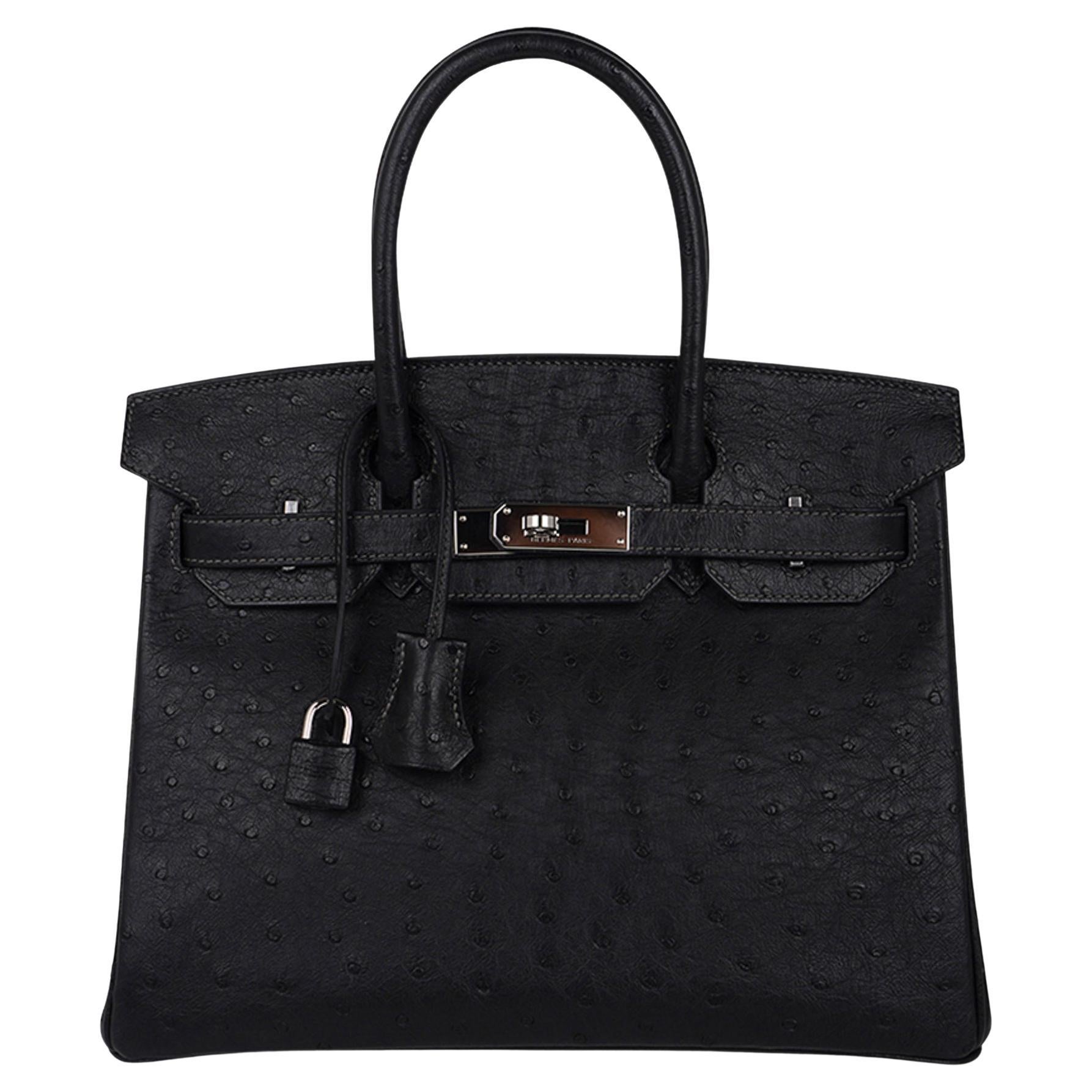 Hermès Black Porosus Crocodile 35cm Birkin Bag at 1stDibs